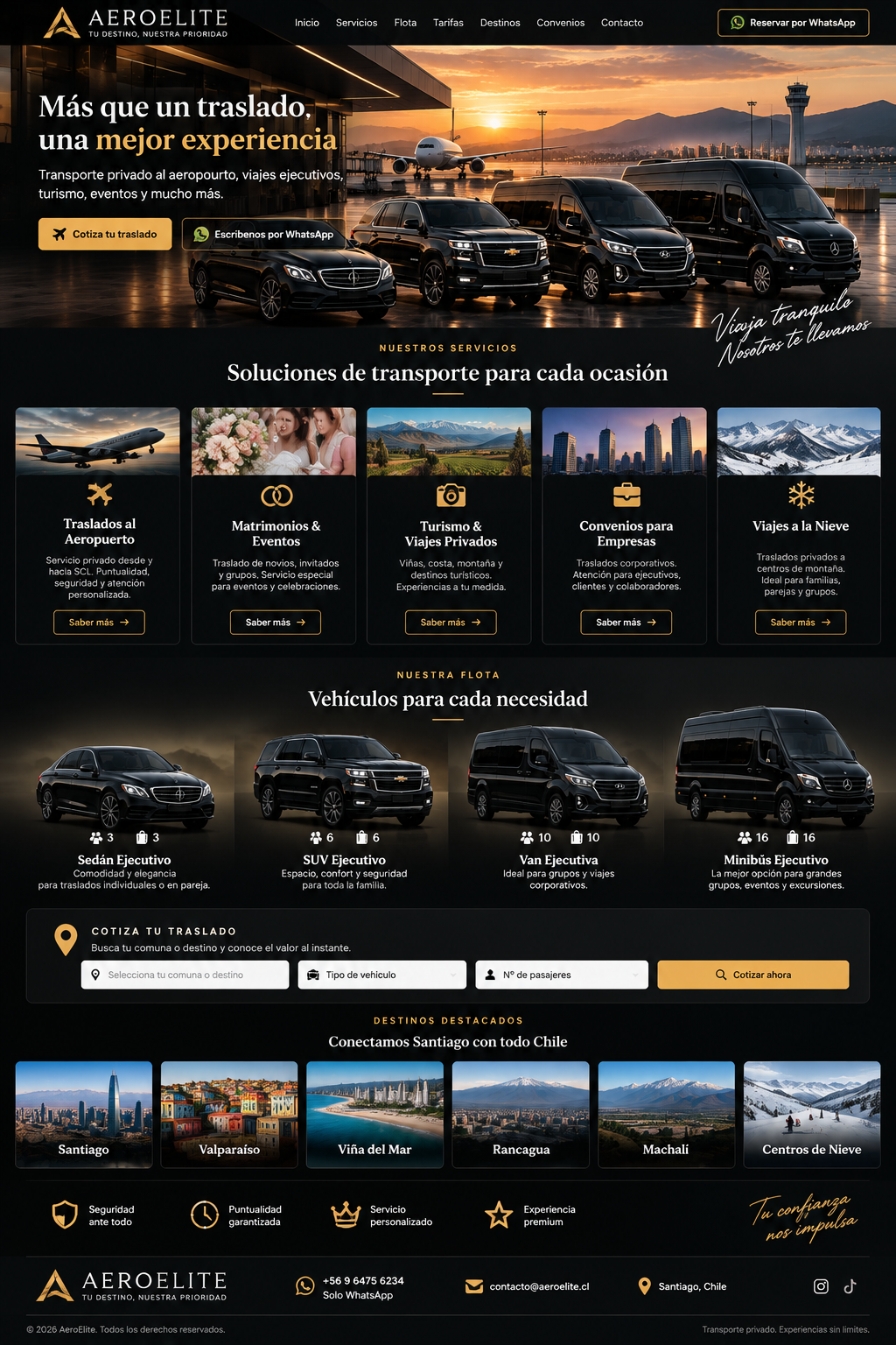 AeroElite transporte ejecutivo